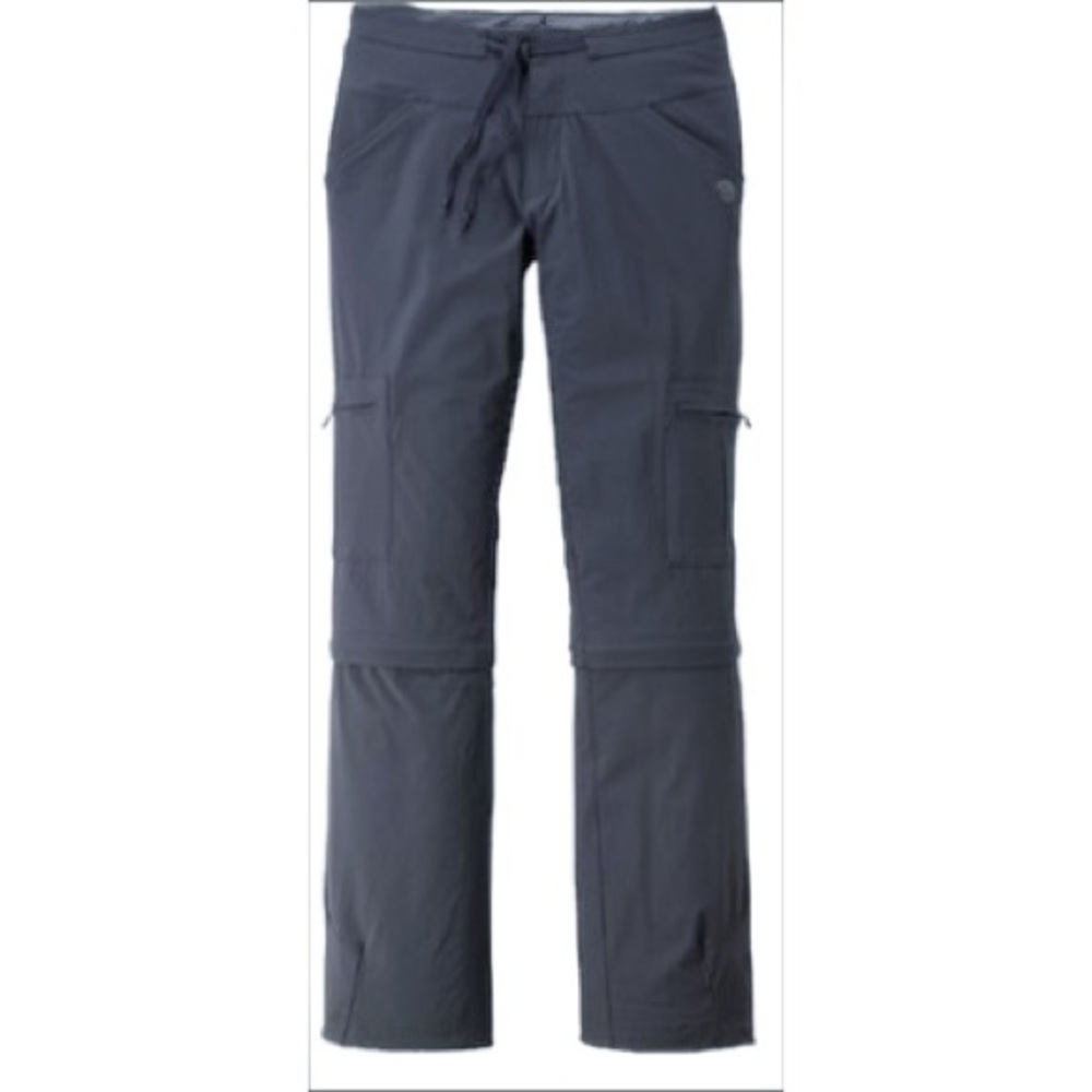 Mountain Hardwear | Yuma Convertible Nylon Hiking Pants in Charcoal Gray 6/30